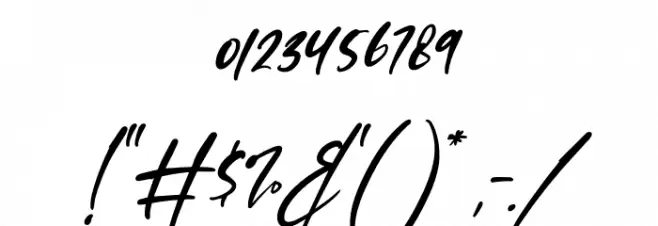 Satisfield Italic Font OTHER CHARS
