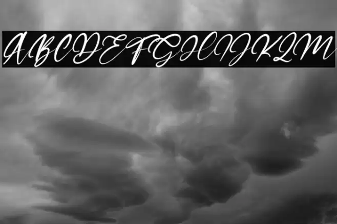 Satisfield Italic Font examples