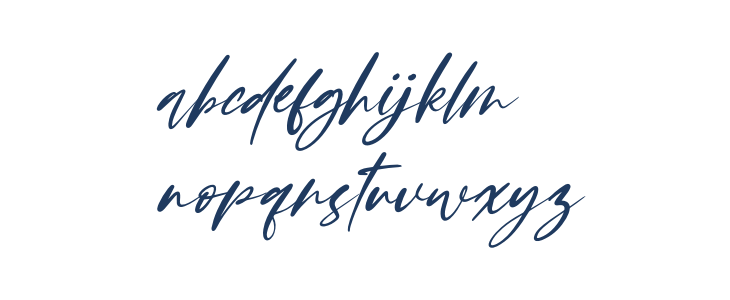 Satisfield Italic Lowercase