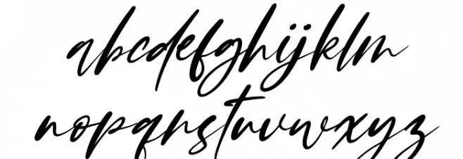 Satisfield Italic Caratteri MINUSCOLO