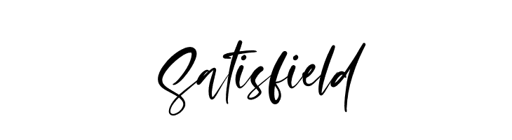 Satisfield  免费字体下载