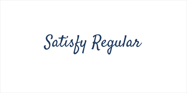 Satisfy Regular Logo