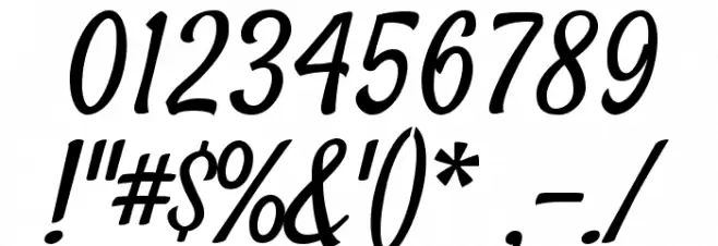 Satisfy Font OTHER CHARS