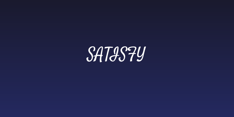 Satisfy Social Header