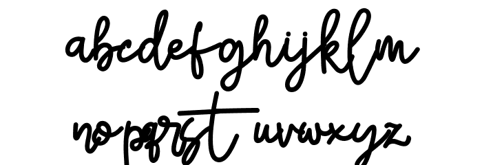 Sativa_Demo Font LOWERCASE