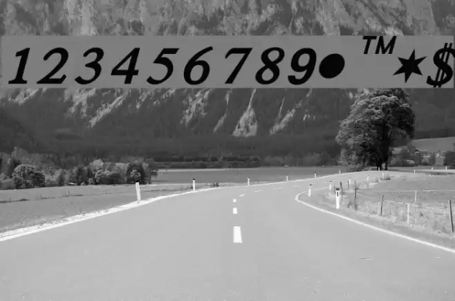 Satluj BoldItalic Font examples