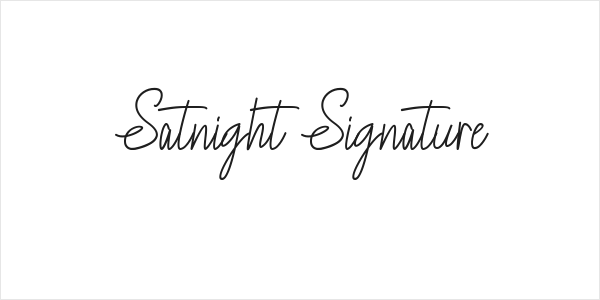Satnight Signature Logo