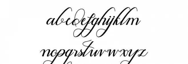 Satriana Font LOWERCASE