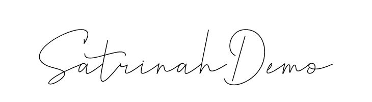 Satrinah Demo  Fuentes Gratis Descargar