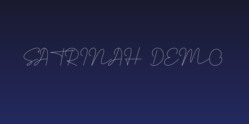 Satrinah Demo Social Header