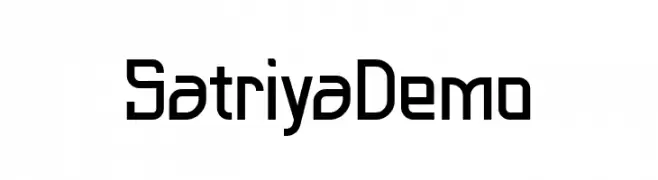 Satriya Demo  Frei Schriftart Herunterladen