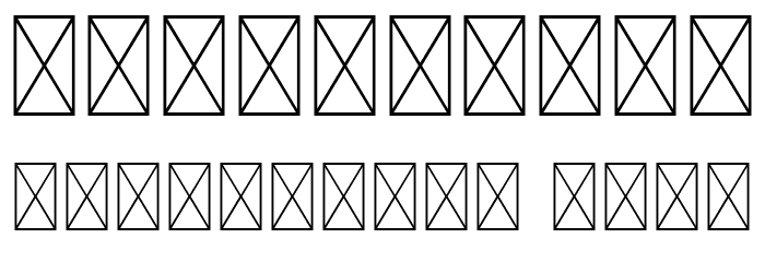 Satriya Demo Font OTHER CHARS