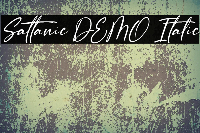 Sattanic DEMO Italic Example 1