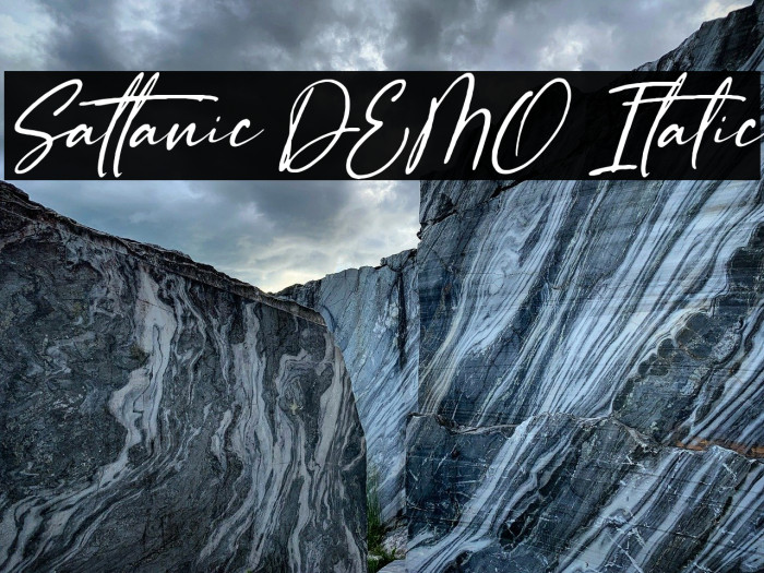 Sattanic DEMO Italic Example 2