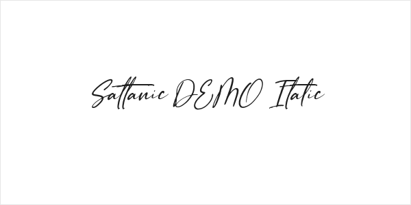 Sattanic DEMO Italic Logo