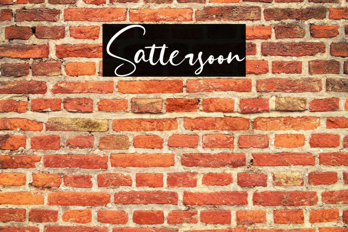 Sattersoon Example 2