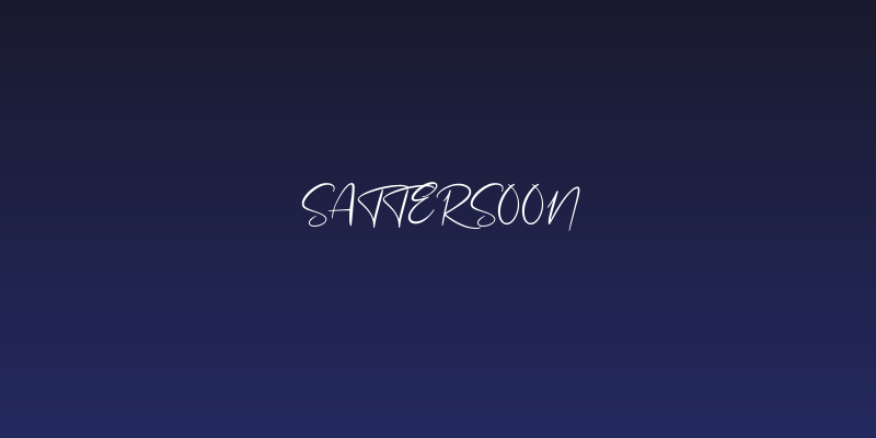 Sattersoon Social Header