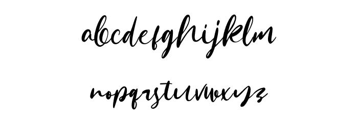Sattersoon Font LOWERCASE