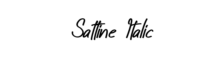 Sattine Italic  لخطوط تنزيل