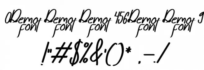 Sattine Italic Font OTHER CHARS