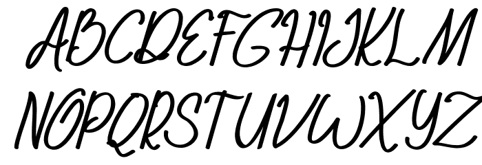Sattine Italic Schriftart Groß