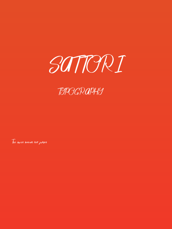 Sattori Poster