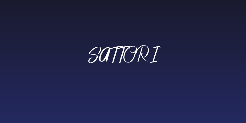 Sattori Social Header