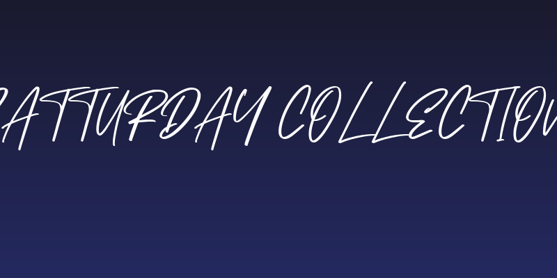 Satturday Collection Social Header