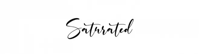 Saturated  Frei Schriftart Herunterladen