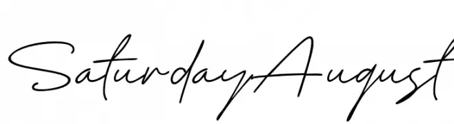 Saturday August  Fuentes Gratis Descargar