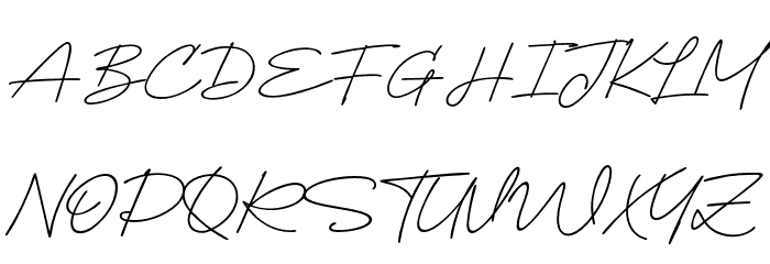 Saturday August Font UPPERCASE