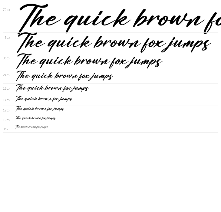 Saturday Bright Italic Waterfall