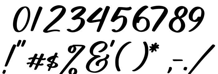 Saturday Bright Font OTHER CHARS