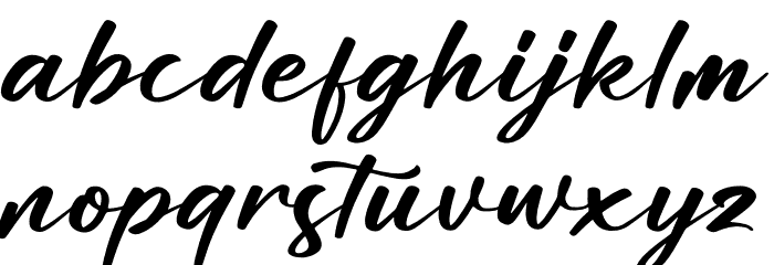 Saturday Bright Font LOWERCASE
