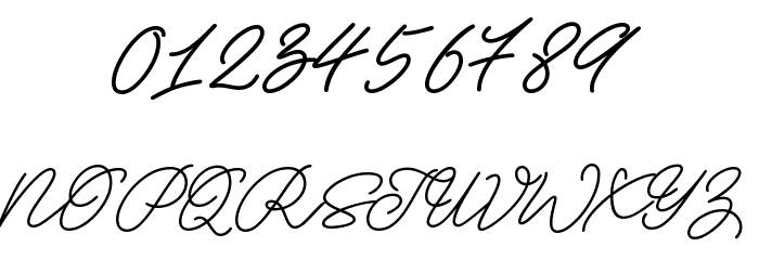 Saturday Champagne Demo Regular Font OTHER CHARS