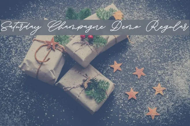 Saturday Champagne Demo Regular Example 1