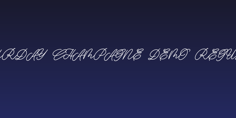 Saturday Champagne Demo Regular Social Header