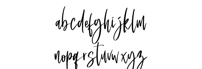 Saturday Lovers Personal Use Font LOWERCASE