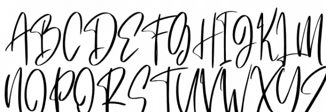 Saturday Lovers Font UPPERCASE