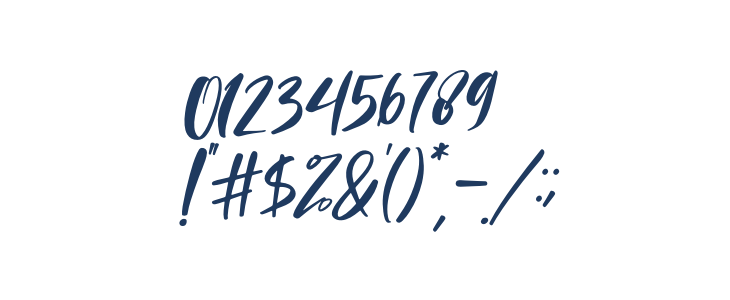 Saturday Morning Italic Other Characters