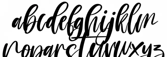 Saturday Morning Italic फ़ॉन्ट लोअरकेस