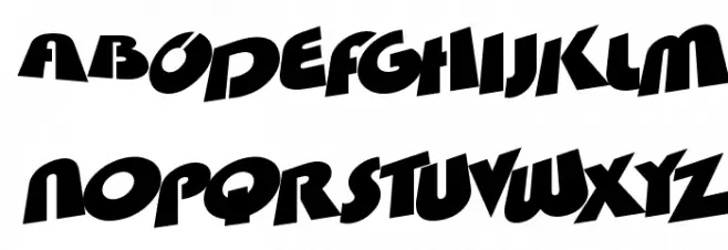 Saturday Morning Television Font UPPERCASE