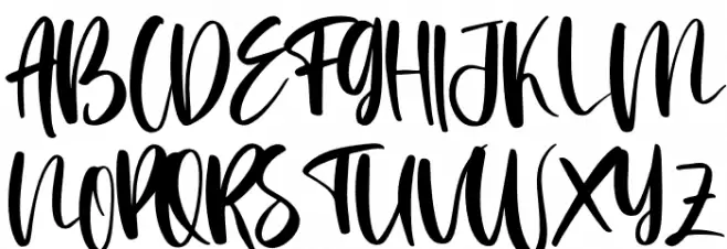 Saturday Morning Schriftart Groß