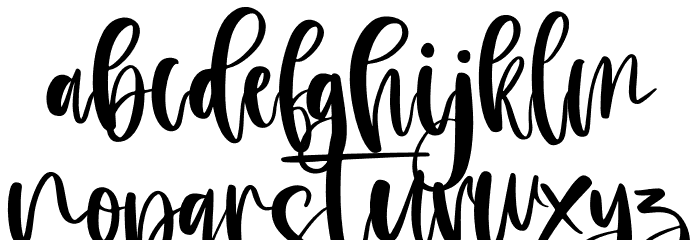 Saturday Morning Font LOWERCASE