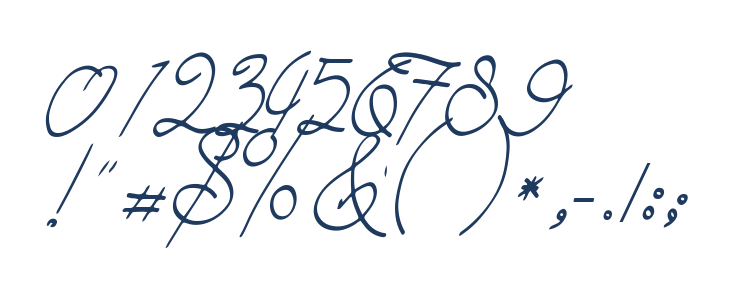 Saturday Night Italic Other Characters