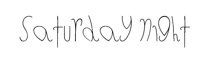 Saturday Night Font