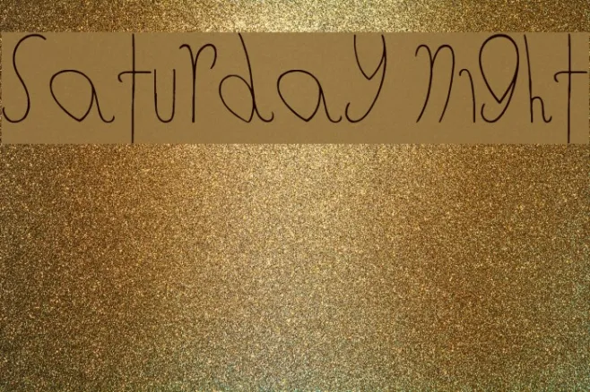 Saturday Night Example 1