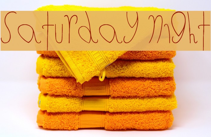Saturday Night Font examples