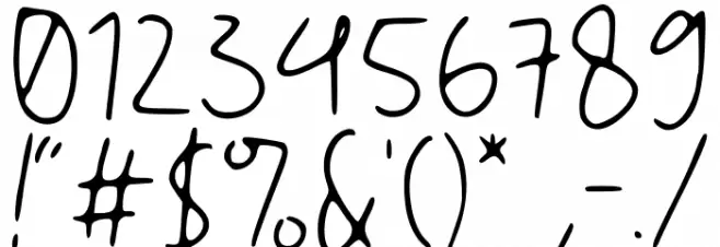 Saturday Party GT Demo Font OTHER CHARS