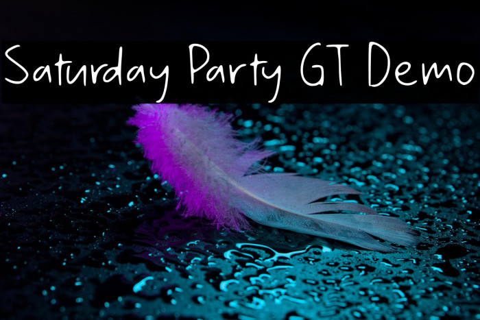 Saturday Party GT Demo Example 2